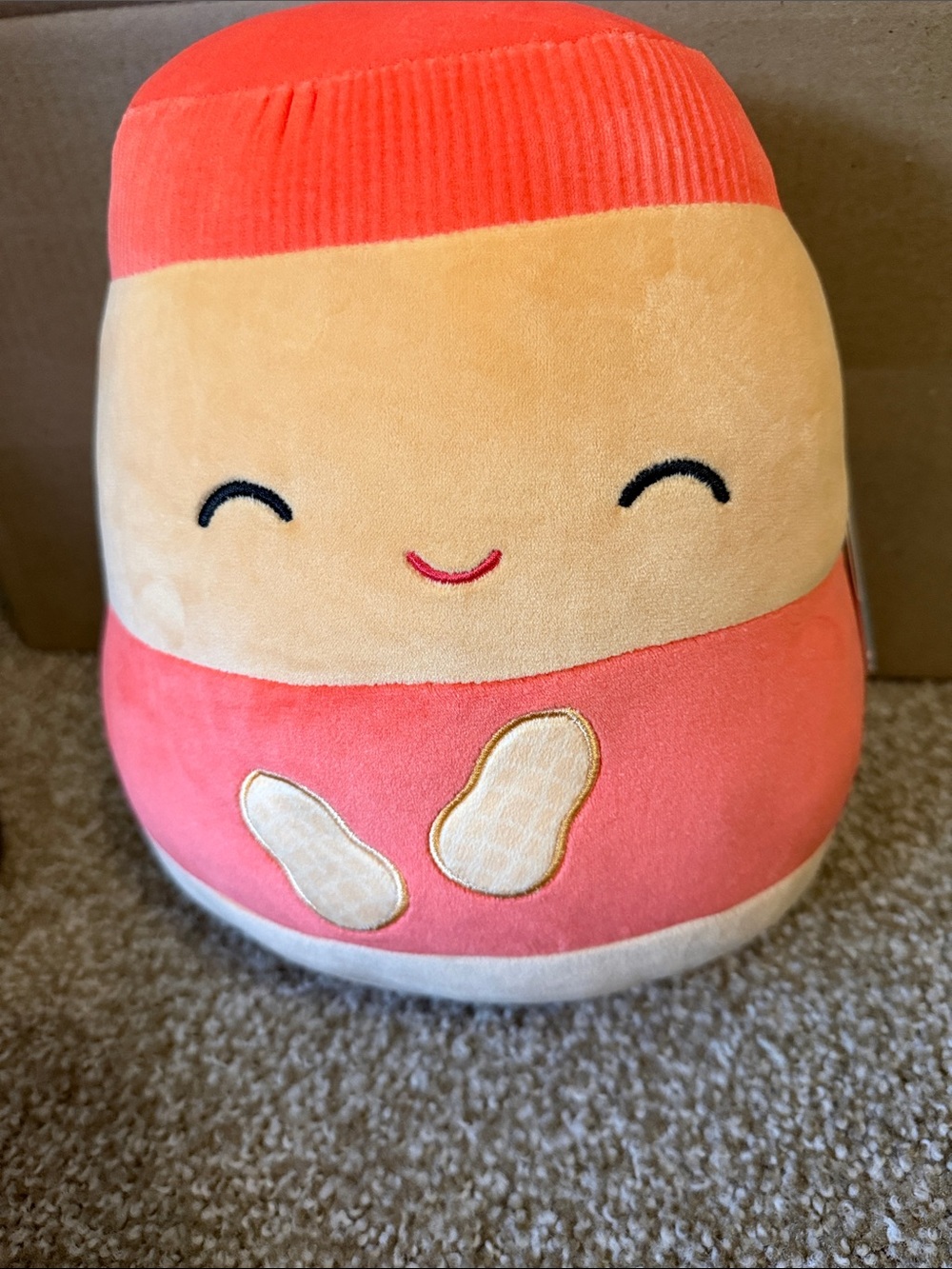 Squishmallows 10” Peanut Butter Jar “Nedison”